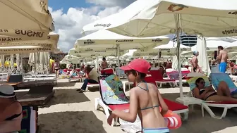 Plaja Musset Beach 4K VIDEO  Sun Summer Party Fun Mamaia Bikini Beach.