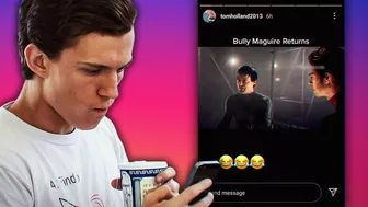 TOM HOLLAND REPOSTED MY VIDEO ON HIS INSTAGRAM STORY BUT...