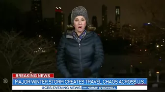 Major winter storm creates travel chaos across U.S.