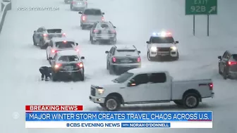 Major winter storm creates travel chaos across U.S.