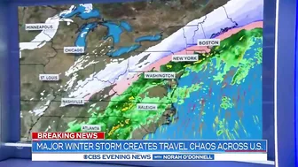 Major winter storm creates travel chaos across U.S.