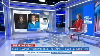 Major winter storm creates travel chaos across U.S.