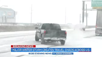 Major winter storm creates travel chaos across U.S.