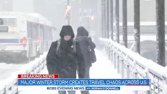 Major winter storm creates travel chaos across U.S.