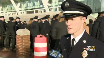 Firefighters Travel From Across The Country To Attend Memorial Service For 3 Baltimore Firefighters