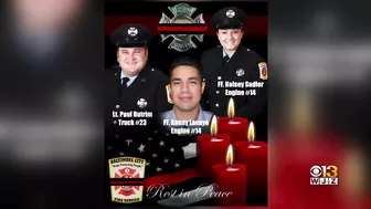 Firefighters Travel From Across The Country To Attend Memorial Service For 3 Baltimore Firefighters