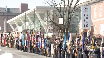 Firefighters Travel From Across The Country To Attend Memorial Service For 3 Baltimore Firefighters