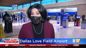 Winter Weather Interrupts Air Travel At Dallas Love Field