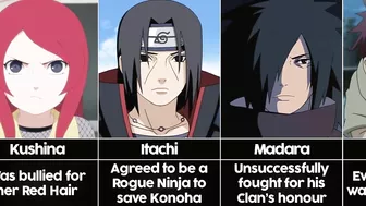 Naruto Characters Backstories I Anime Senpai Comparisons