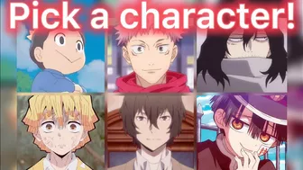 PICK AN ANIME CHARACTER! ADVENTURE EDITION