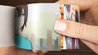 Alex and Steve | Minecraft Flipbook anime | Flipbook animation