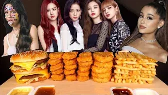 Celebrities trying MUKBANG asmr...