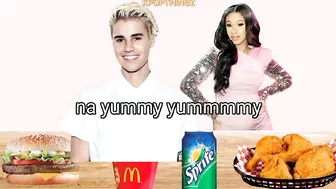 Celebrities trying MUKBANG asmr...