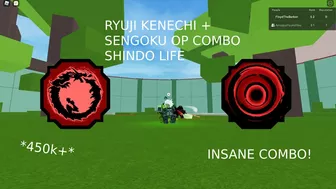 RYUJI KENECHI + SENGOKU OP ONESHOT COMBO | Shindo Life Roblox