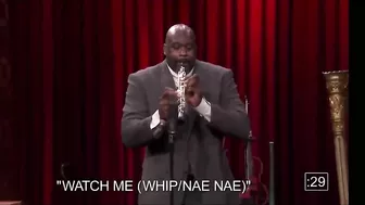 Shaq using normal sized things and being a giant