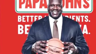 Shaq using normal sized things and being a giant