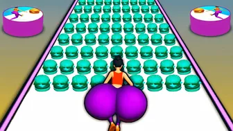 Twerk Race 3D All Level Gameplay iOS Android Mobile Gameplay Walkthrough Max Level Gameplay Ball Run