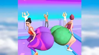 Twerk Race 3D All Level Gameplay iOS Android Mobile Gameplay Walkthrough Max Level Gameplay Ball Run