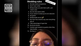 Bride-to-Be's Wedding Rules Go Viral on TikTok