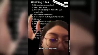 Bride-to-Be's Wedding Rules Go Viral on TikTok