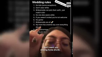 Bride-to-Be's Wedding Rules Go Viral on TikTok