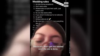 Bride-to-Be's Wedding Rules Go Viral on TikTok