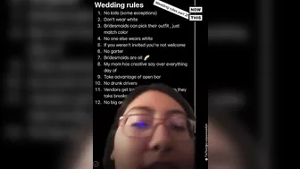 Bride-to-Be's Wedding Rules Go Viral on TikTok