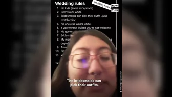 Bride-to-Be's Wedding Rules Go Viral on TikTok