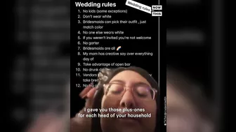 Bride-to-Be's Wedding Rules Go Viral on TikTok