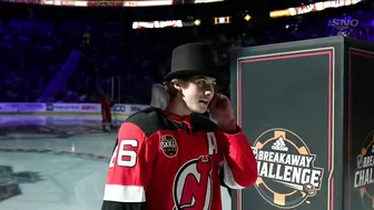 Jack Hughes Dazzles With Magic Trick In Breakaway Challenge