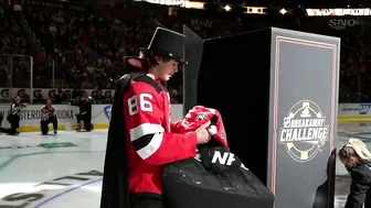 Jack Hughes Dazzles With Magic Trick In Breakaway Challenge