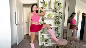 Pink Boots