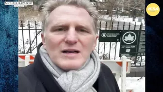 Michael Rapaport gets hit with snowball while doing live Instagram about cancel culture