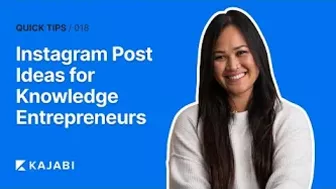 Instagram Post Ideas for Knowledge Enrepreneurs