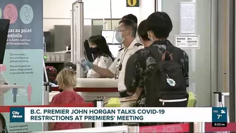 Canada's COVID-19 international travel restrictions not discussed in premier's meeting