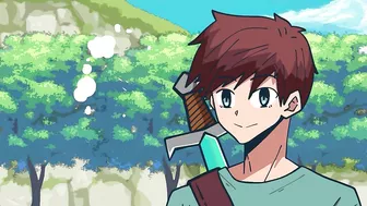 Steve Found A Cat! Minecraft Anime Part.1