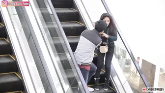 Irritating People Prank on the Escalator || Funny Video ???? || Khushi Pandey