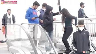 Irritating People Prank on the Escalator || Funny Video ???? || Khushi Pandey