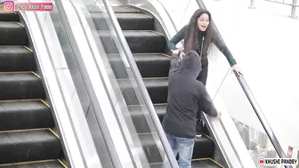 Irritating People Prank on the Escalator || Funny Video ???? || Khushi Pandey