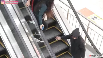 Irritating People Prank on the Escalator || Funny Video ???? || Khushi Pandey