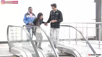 Irritating People Prank on the Escalator || Funny Video ???? || Khushi Pandey