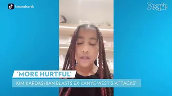 Kim Kardashian Hits Back at Kanye West's "Hurtful" Comments About North's TikTok | PEOPLE