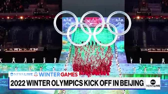 2022 Winter Olympics begin with dazzling opening ceremonies