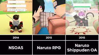 The Evolution of All Naruto Roblox Games (2010-2021) (Comparision Ver)