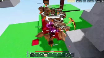 Juggernaut VS 100 ducks...(roblox bedwars)