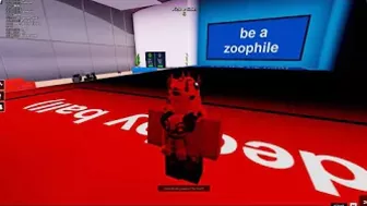 be a roblox developer or be a zoophile