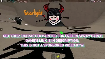 Get your avatar drawn for FREE in Roblox Spray Paint! Speed Draw