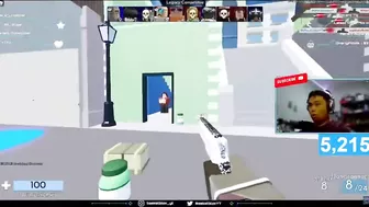 THE ILLUMINA MELEE GAVE ME AIMBOT IN ROBLOX ARSENAL