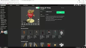 How to get PILE O' SWEET POTATO FRIES in 2022! (ROBLOX)