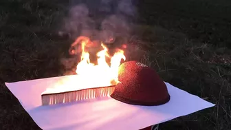 Match Chain Reaction VOLCANO ERUPTION Amazing Fire Domino